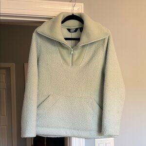 Lands' End Mint Fleece Half-Zip Pullover small size 6-8